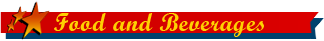 food and beverages header
